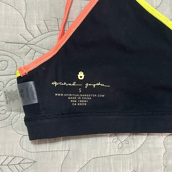 NWOT Spiritual Gangster Helena Bra S Black - Picture 5 of 5